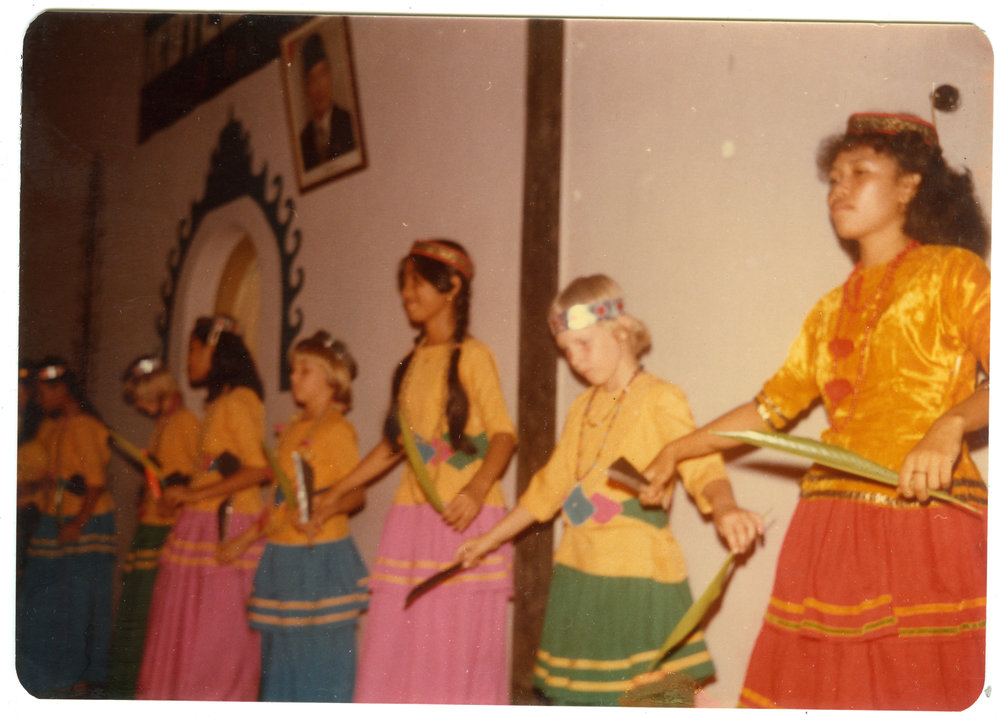 Children of Staff Members in Traditional Poso Costume