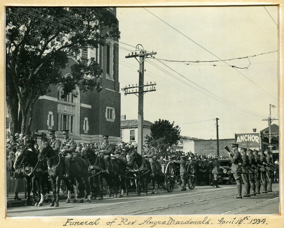 Funeral Of Rev. A. McDonald