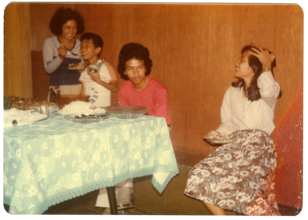 Group Enjoying Food
