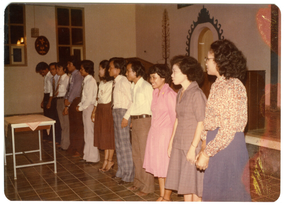Group of Students Standing in a Hall