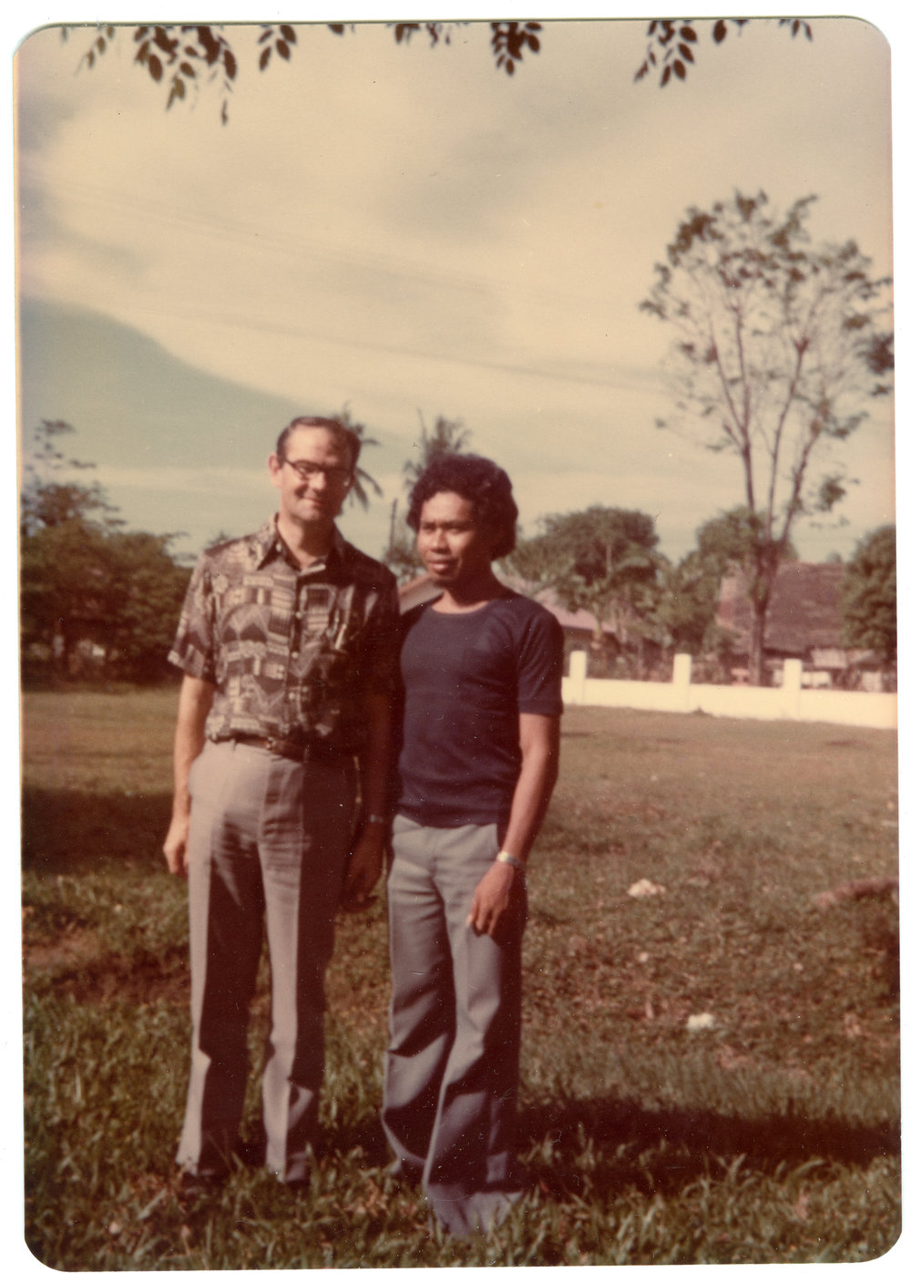 Robert Patterson with a Student