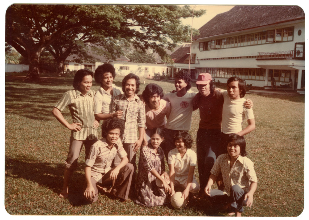 Group of Students at the STT Garden