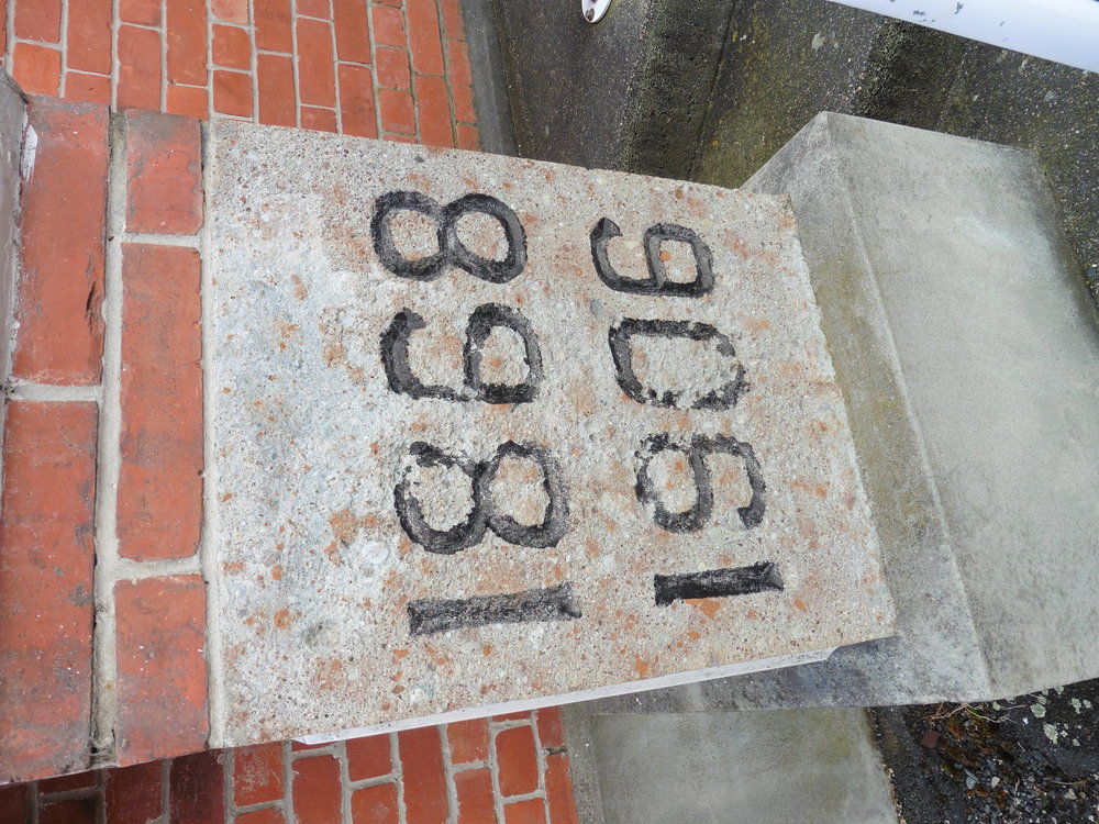 Foundation stone dates