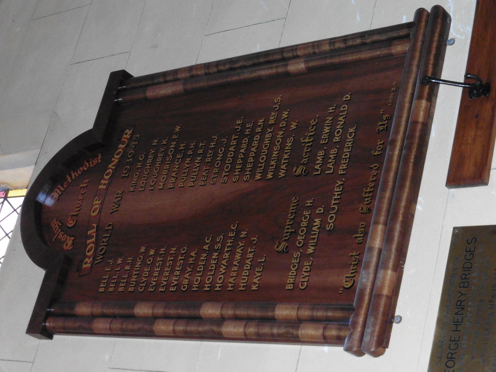 Roll of Honour, Kaikorai Church