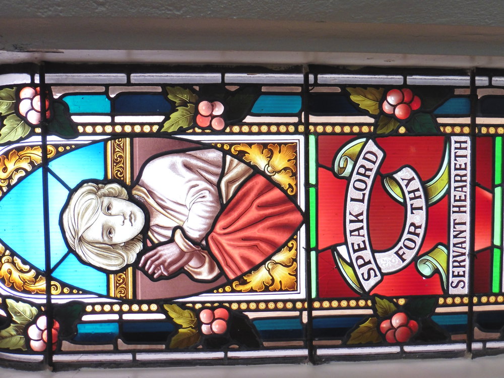 "Speak Lord for Thy Servant Heareth"