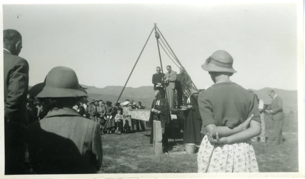 Laying Of Foundation Stone.