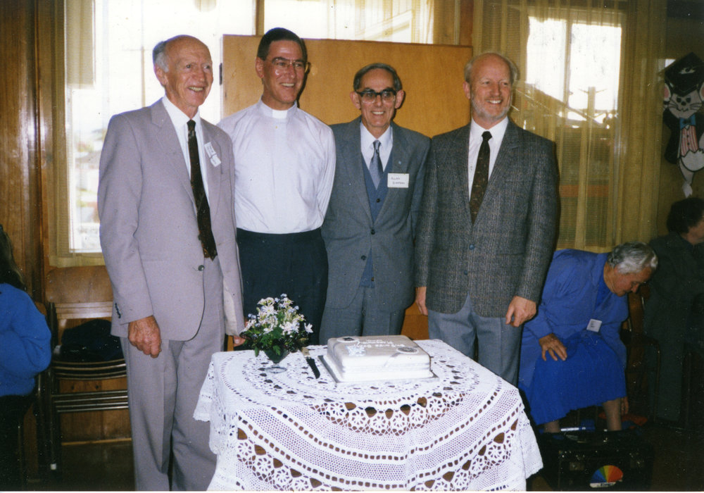 Four Ministers at Marchwiel Reunion