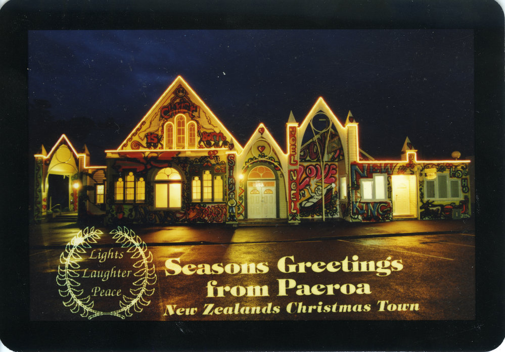 St Andrews, Paeroa with christmas decoration