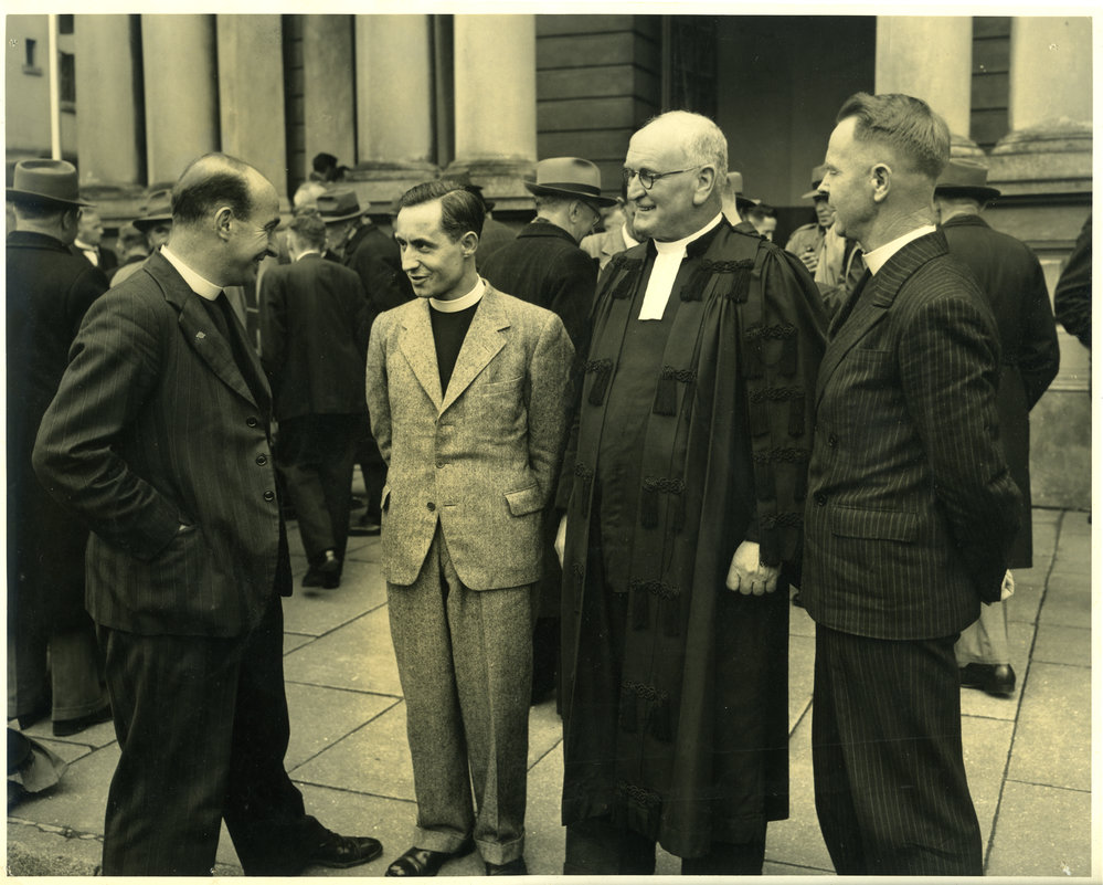 Moderator &amp; Ministers At Assembly.