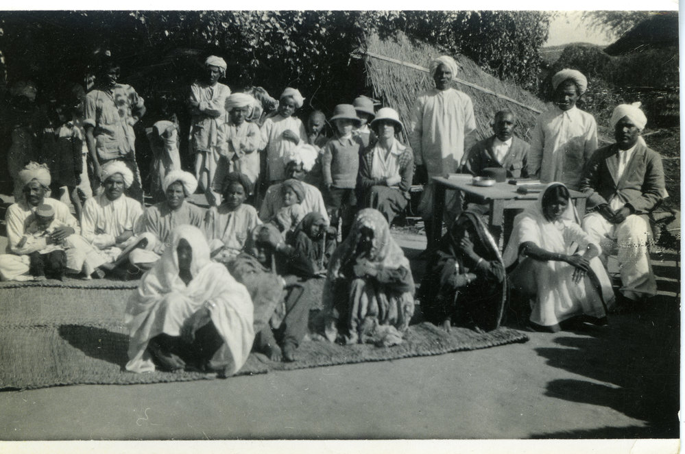 Christians At A Village Service.