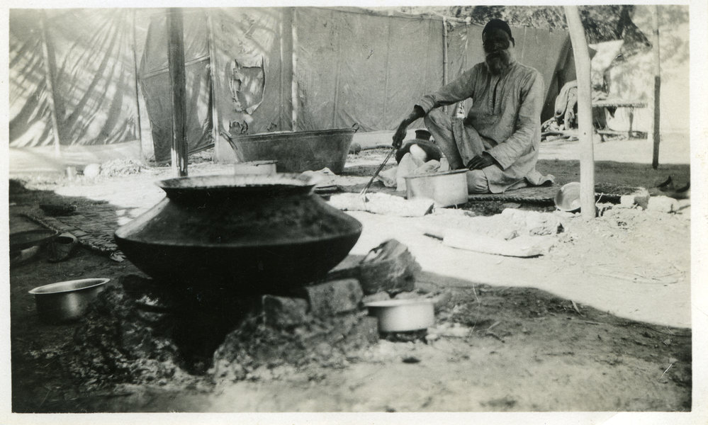 Cooking Tent At The Mela.