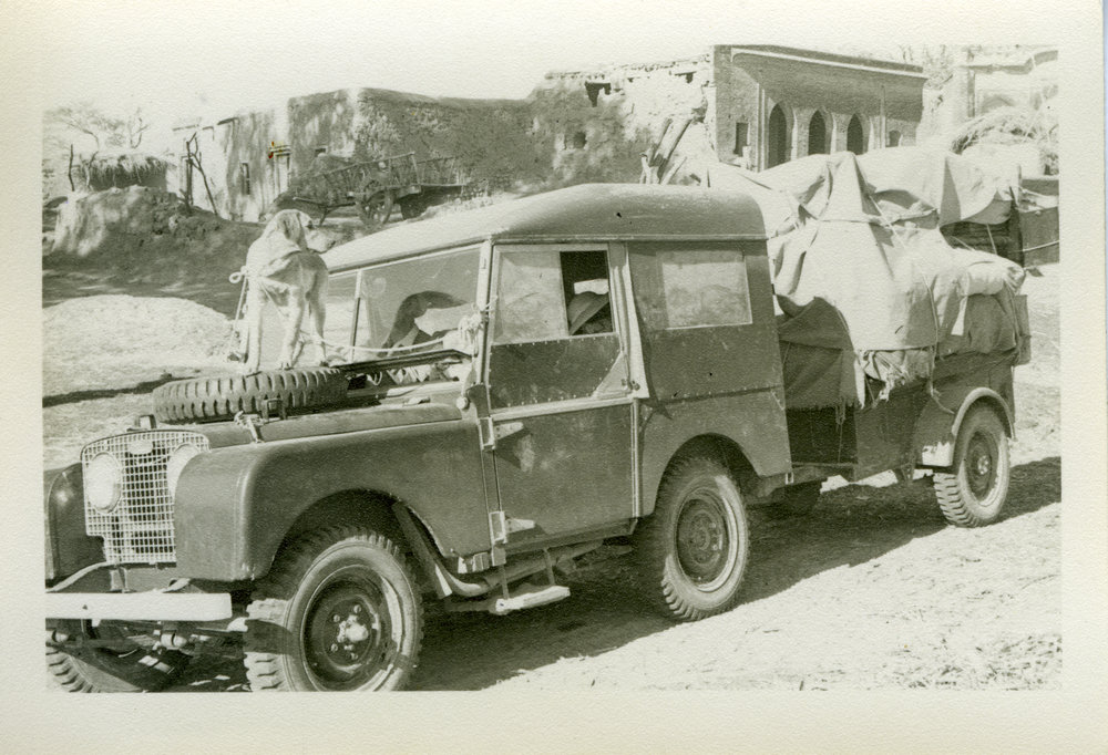 Rev. D.M. Riddle's Landrover.