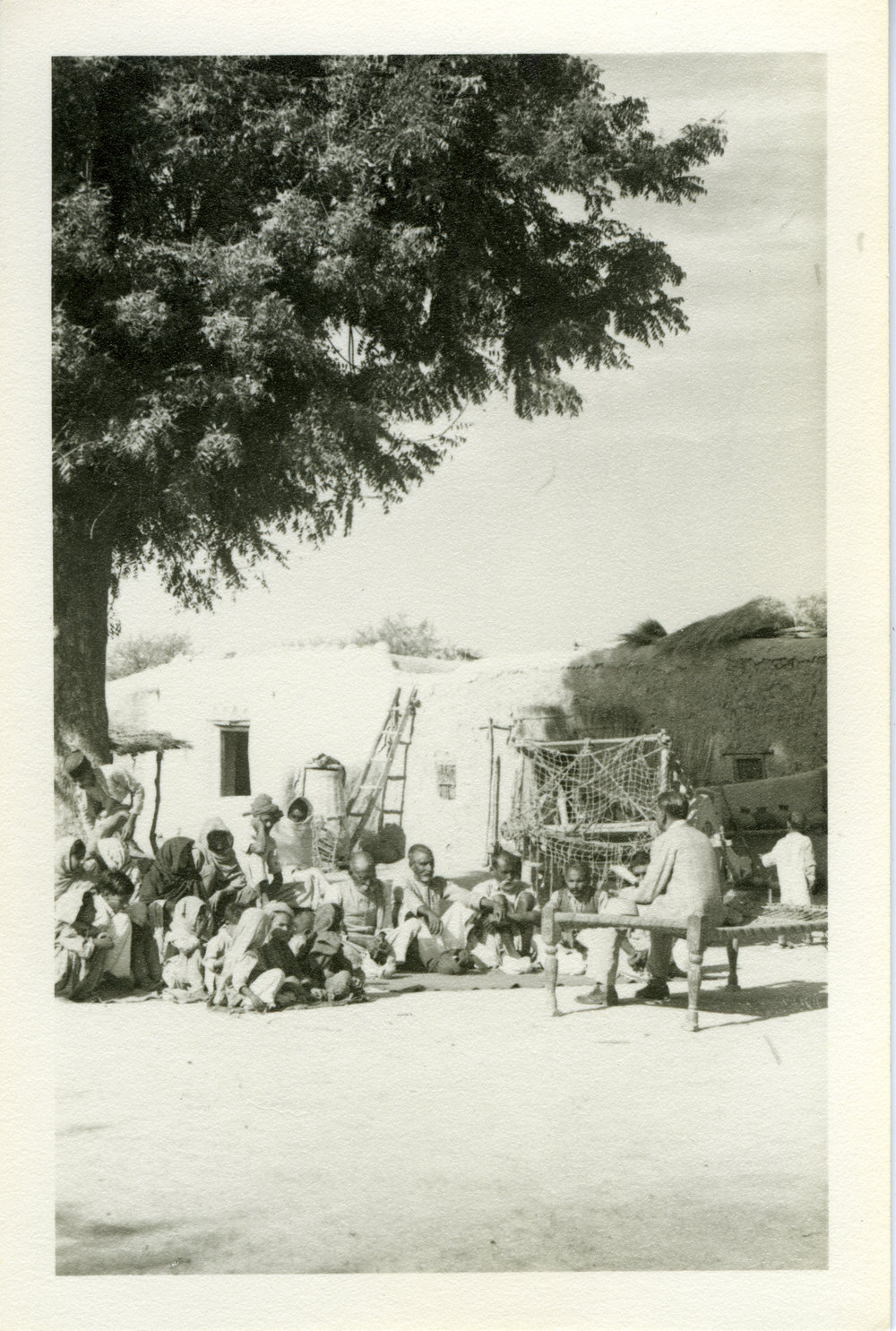 Service In A Country Village.