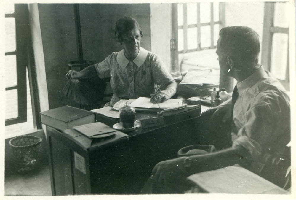 Rev.J.S. Murray &amp; Unknown Woman.