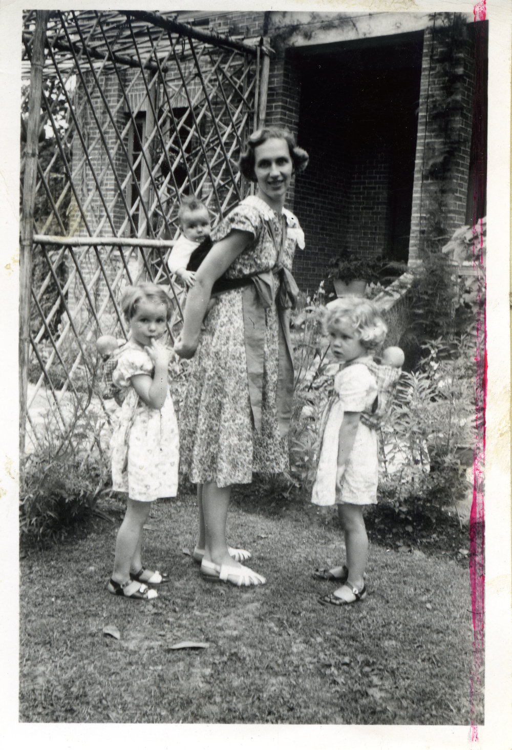 Mrs. A. H. Milne and her children