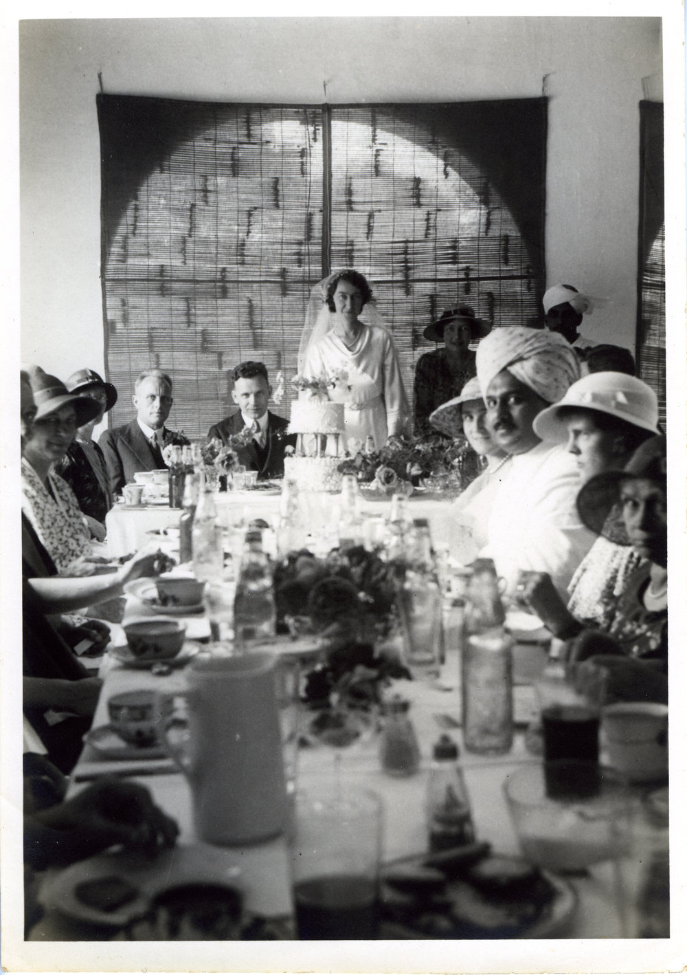 Wedding breakfast of Dr. and Mrs. Robertson