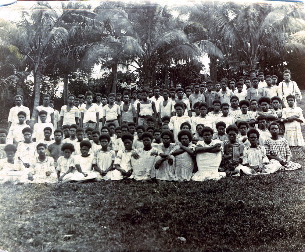 Group photograph of native New Hebrideans