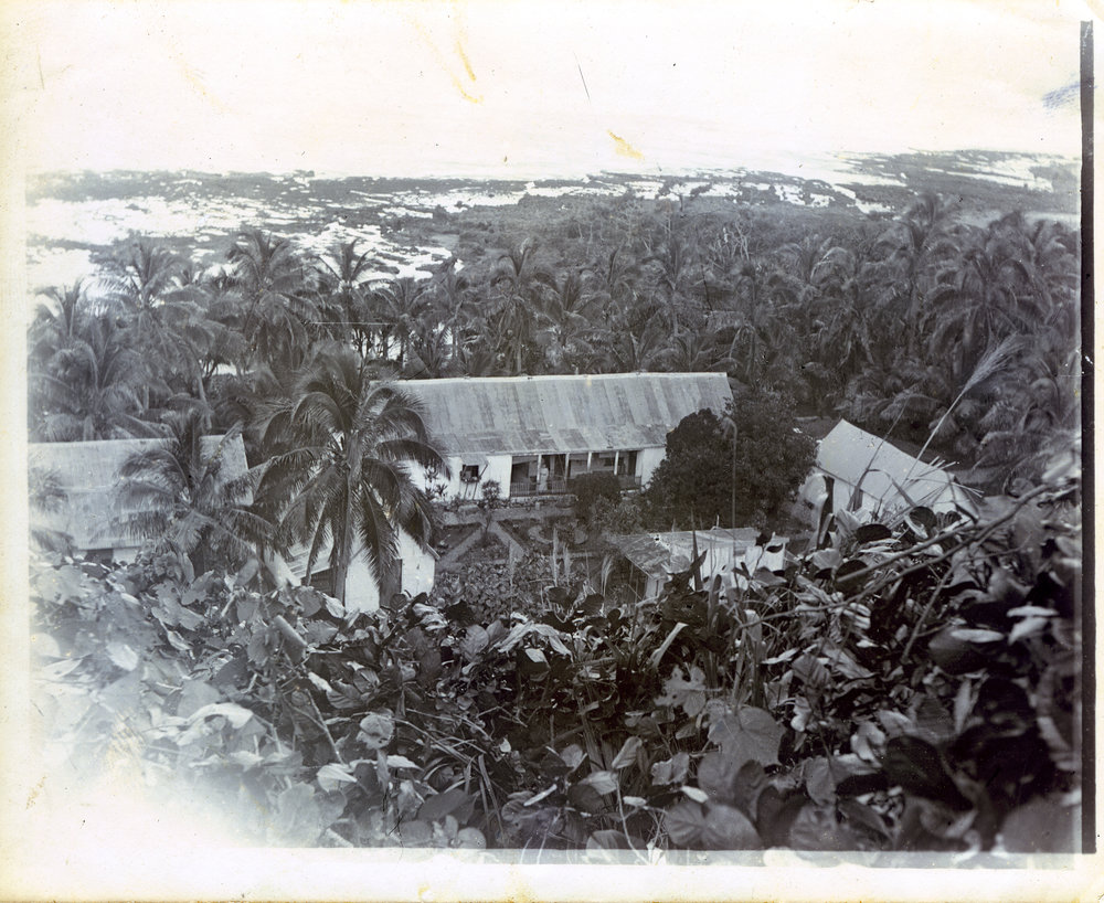 Kwamera mission house from the hill