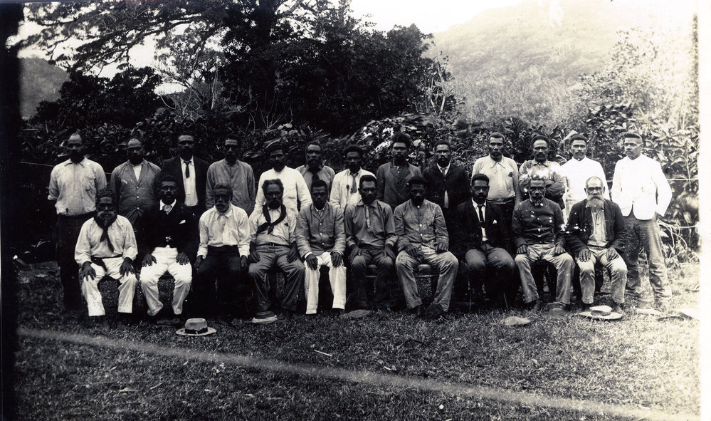 First band of "Native Preachers" on Tongoa