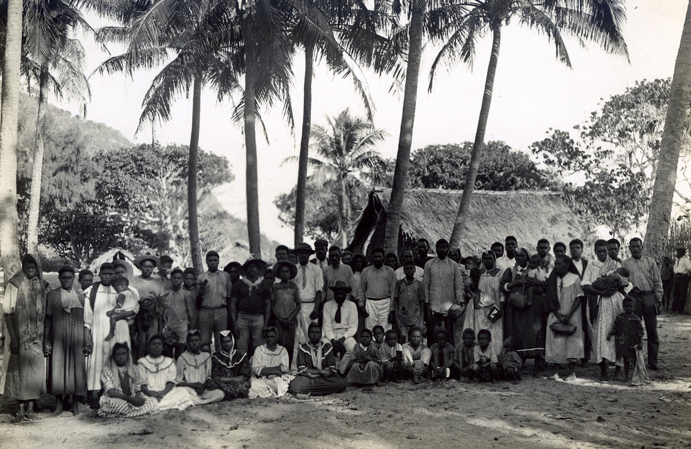 Native Christian group on Nguna