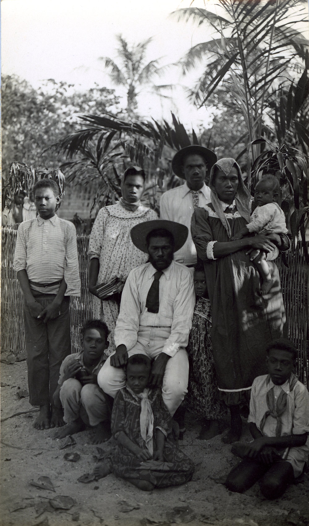 A Christian Chief with his family