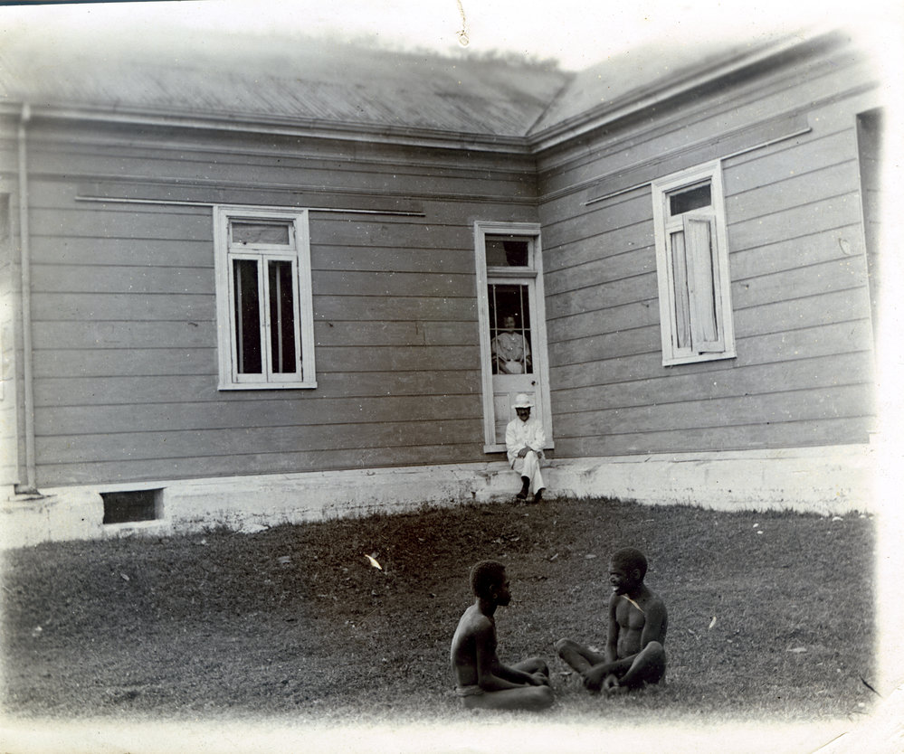 Part of mission house, Dip Point, on Ambrym