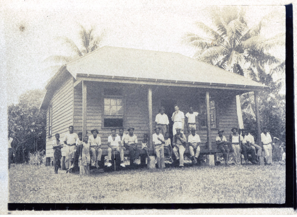 The mission house at Leputo, Emae.