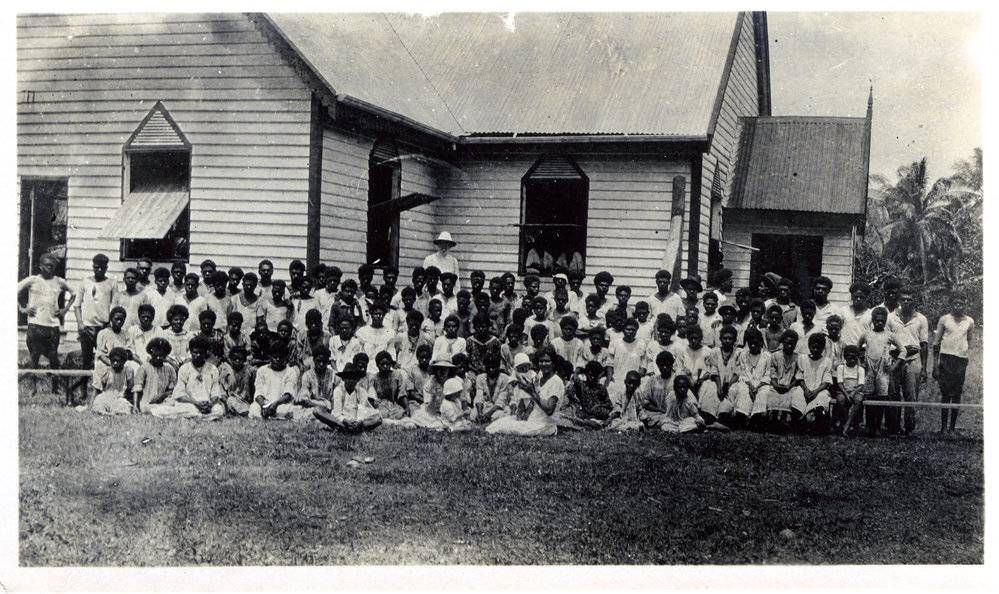 Church congregation on Tongoa