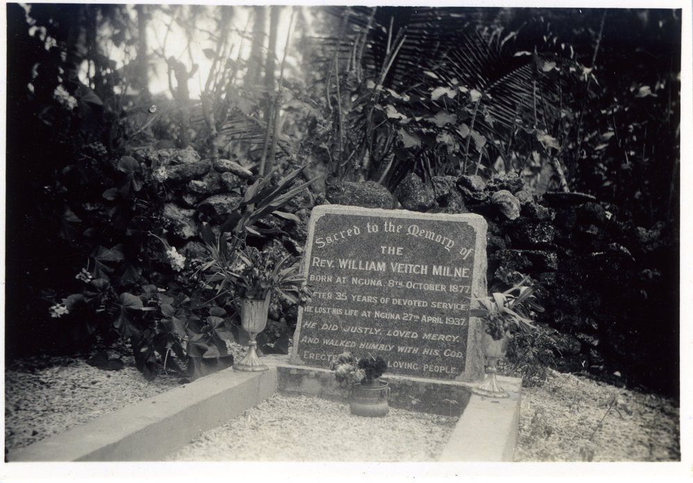 Grave of Rev. William V. Milne