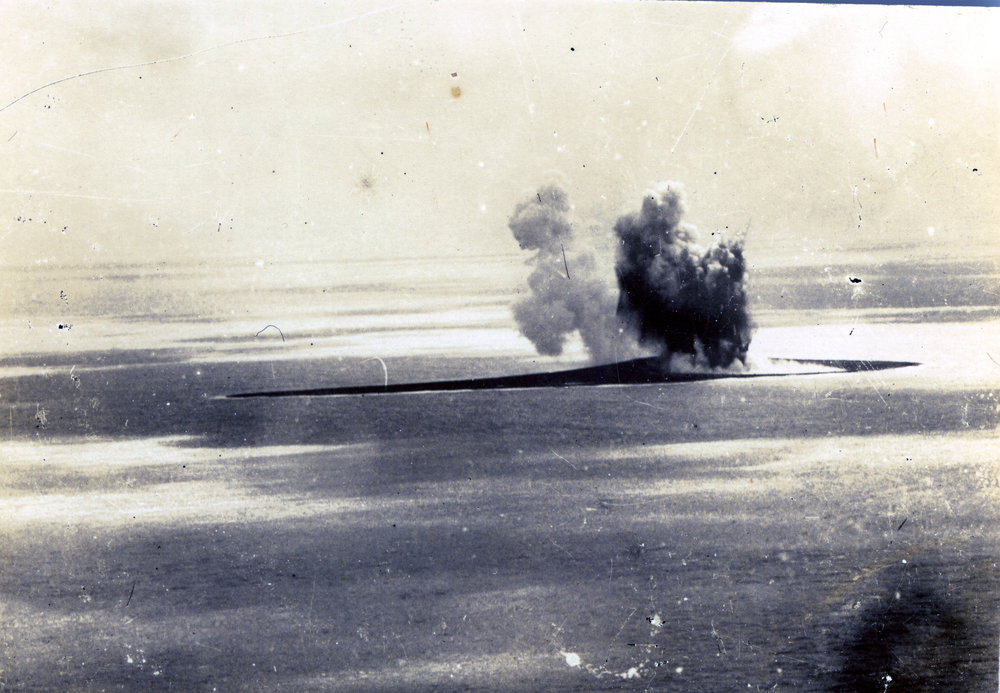 Volcanic eruption off Tongoa