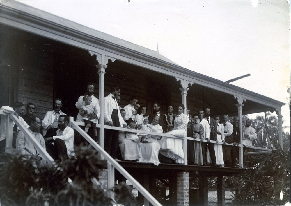 Mr. Watt's verandah, Tanna