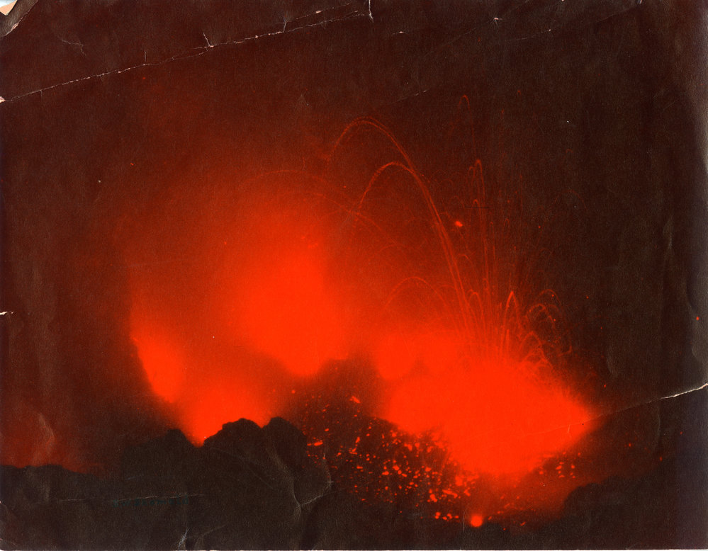 Volcano on Tanna during an eruption