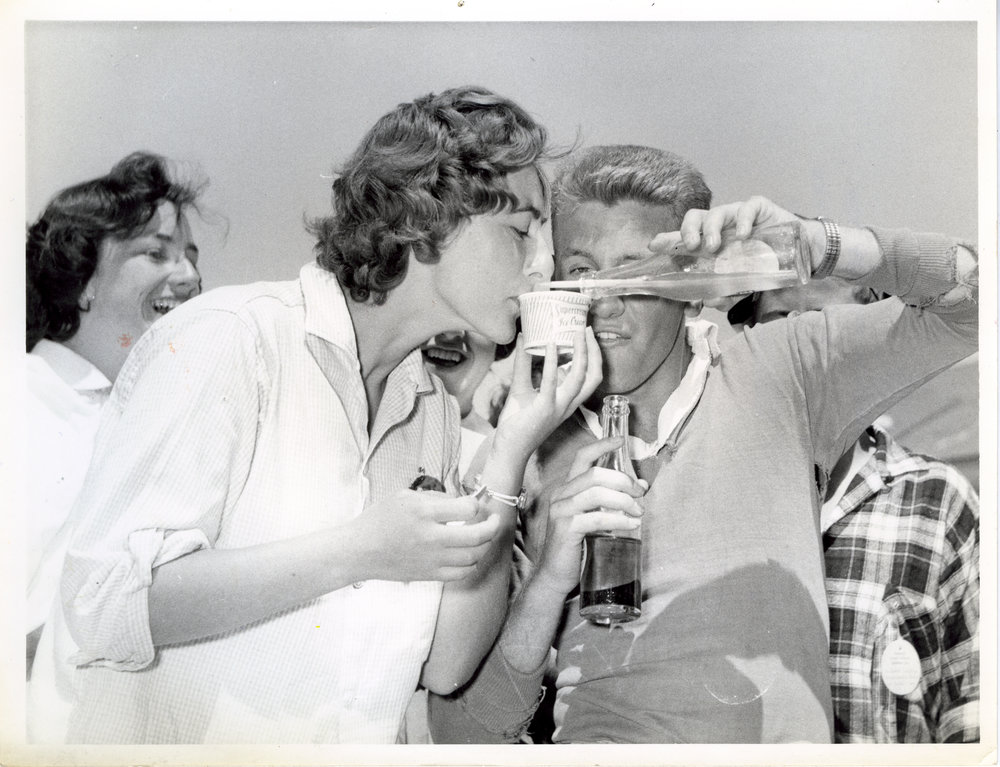 Teenagers Drinking Fizzy