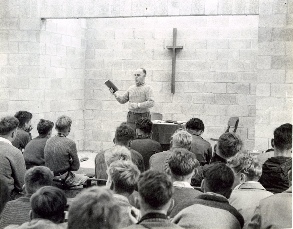Archie Huston at Reese Camp