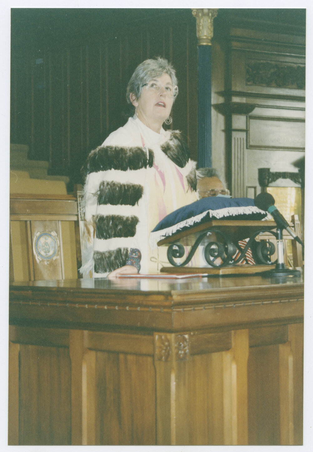 Rev. Marg Schrader at 1995 General Assembly