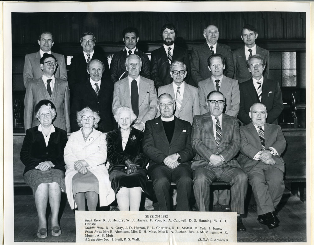 North East Valley Church Session - 1982.