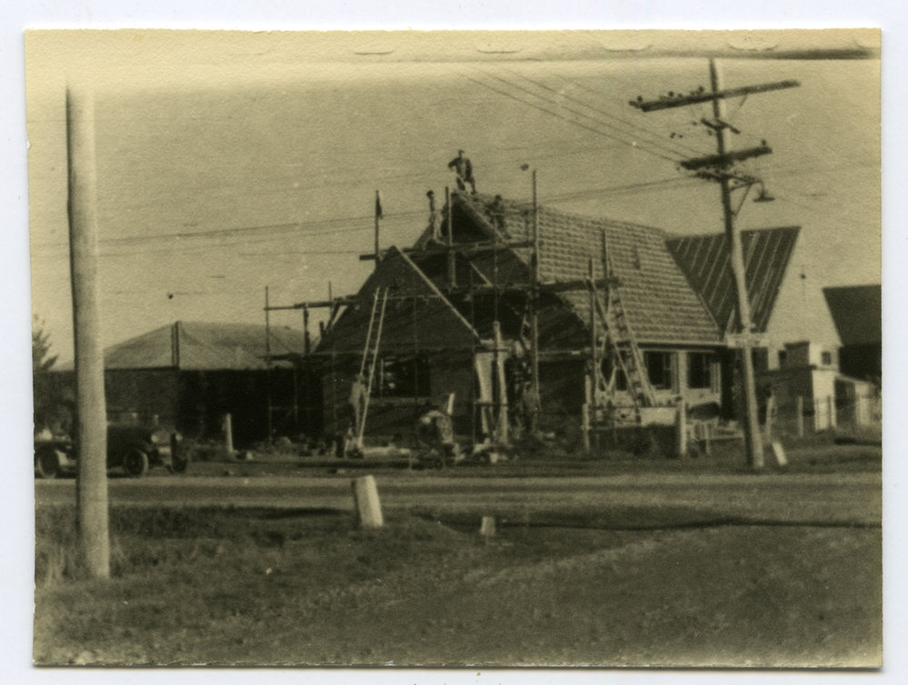 Tinwald Church under construction