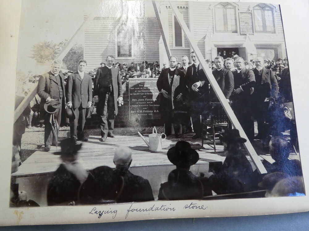 Laying Of Foundation Stone - 1910.
