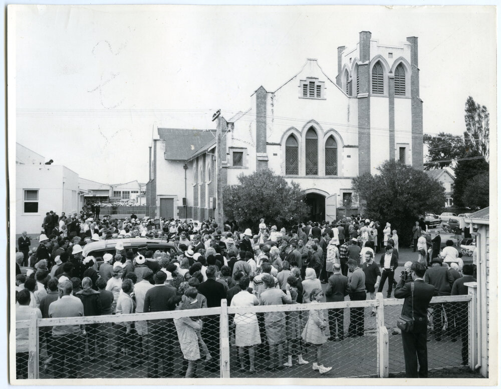 Visit of Queen Elizabeth II to St. Andrew's , Gisborne