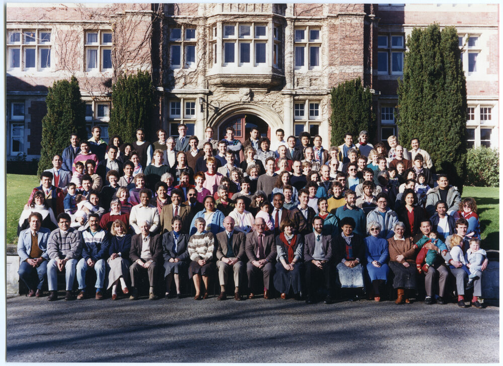 Group portrait of 1991 class
