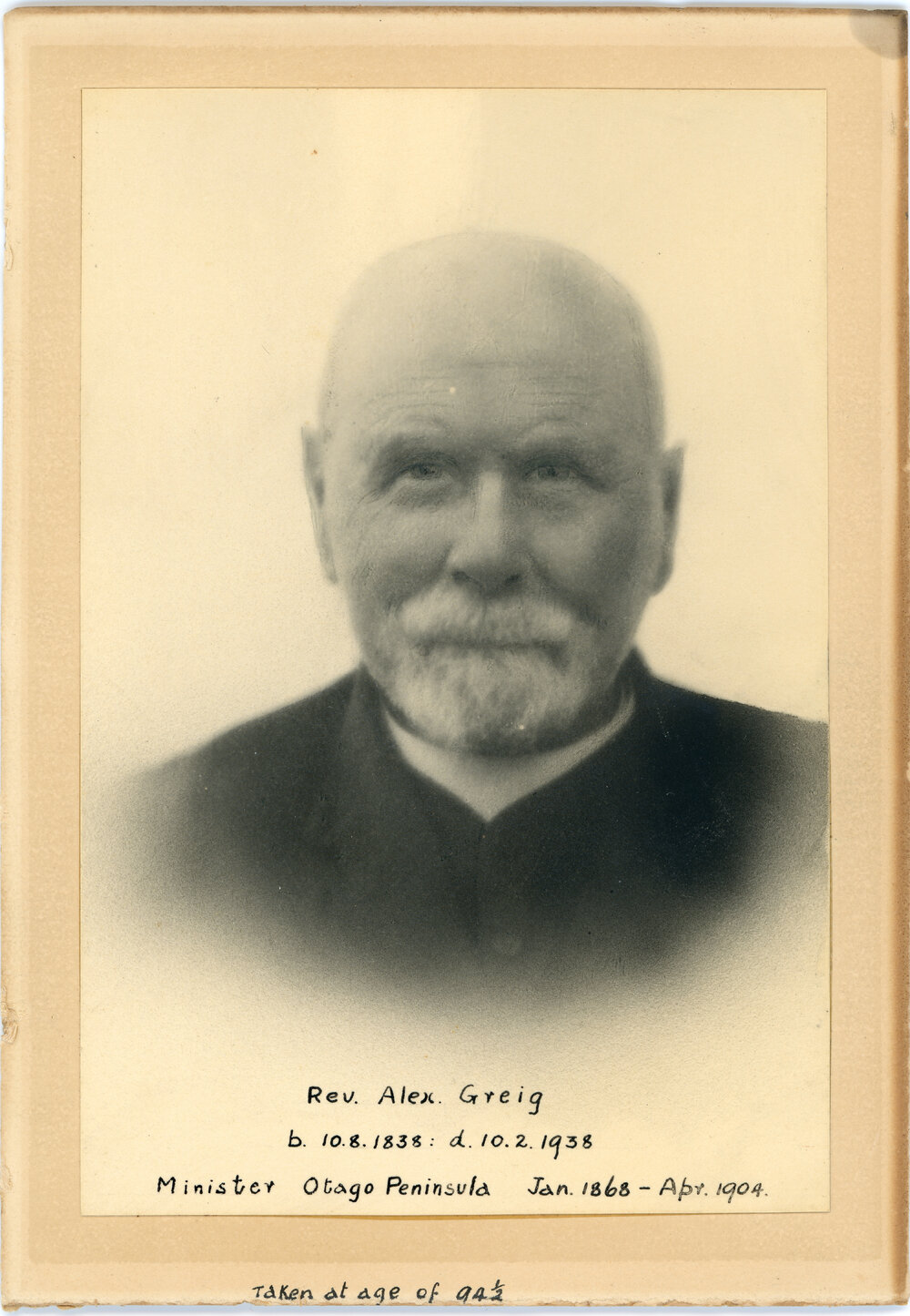 Rev.  Alexander Greig 