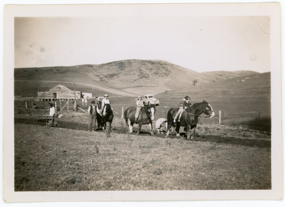 Getting ready to puddle the mud