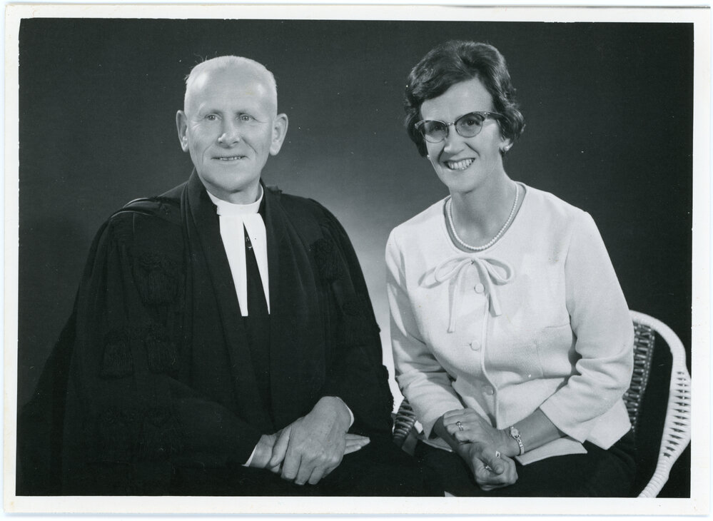 Rev. Elwyn George (Paddy) and Nancy Jansen