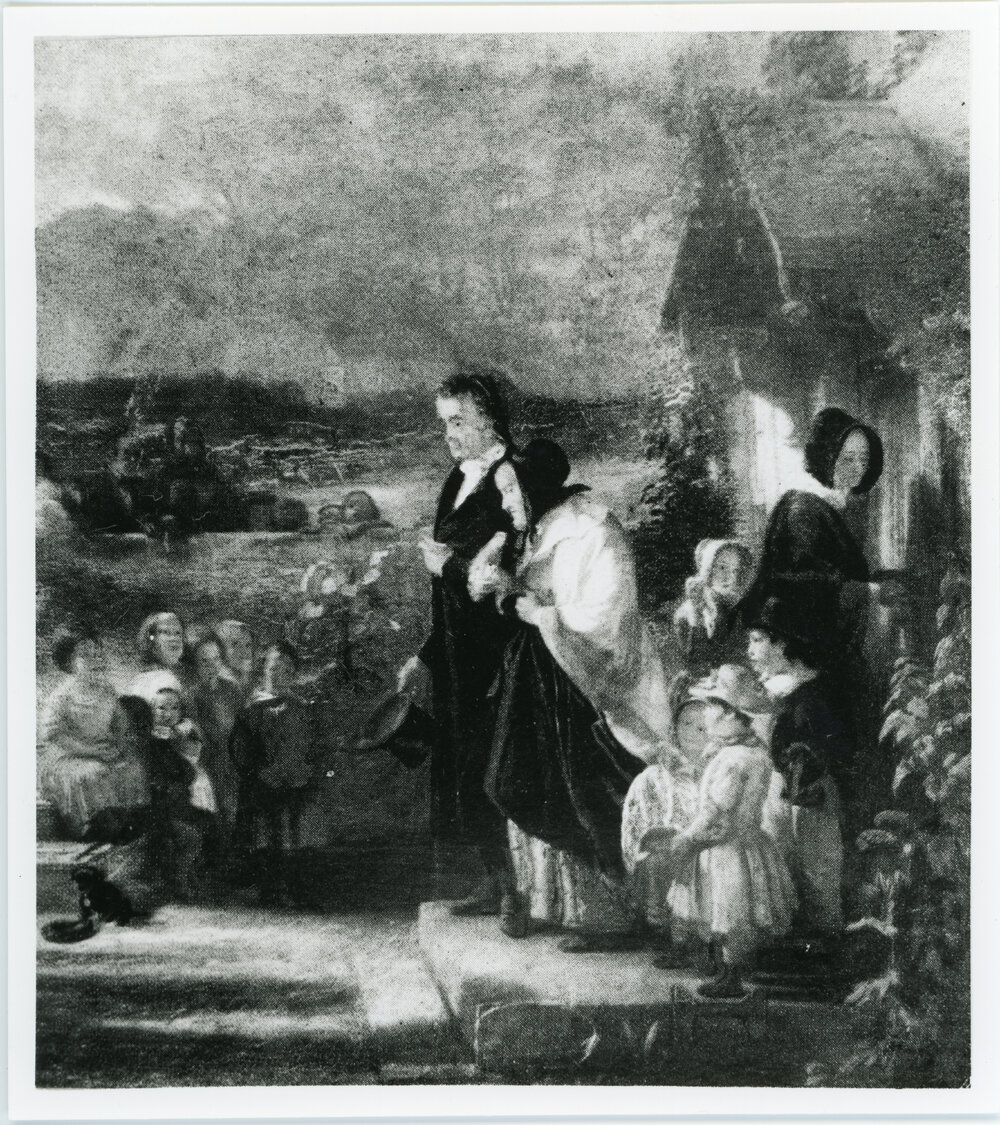 "Quitting the Manse", by Sir George Harvey