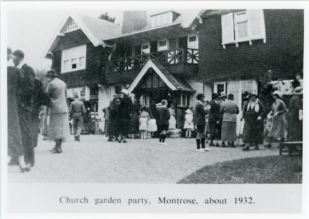 Church garden party, Montrose, Amuri district, Canterbury 