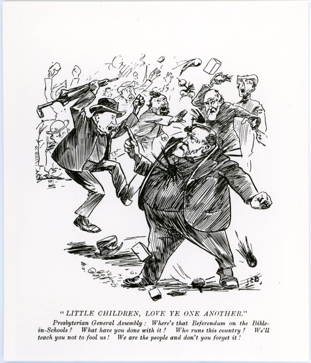 "Little Children, Love Ye One Another" cartoon