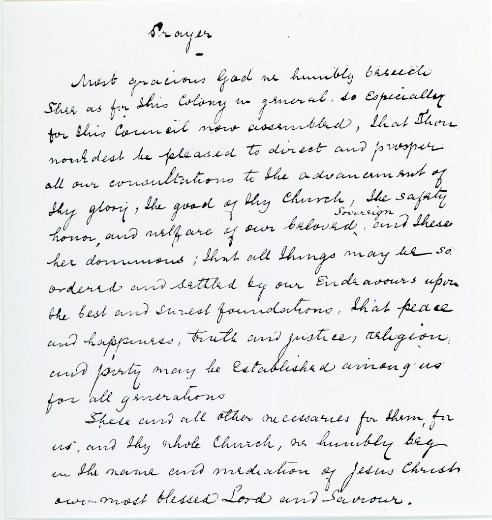 Thomas Burns' Prayer
