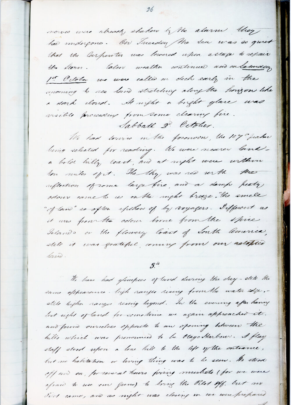 Jane McGlashan diary entry