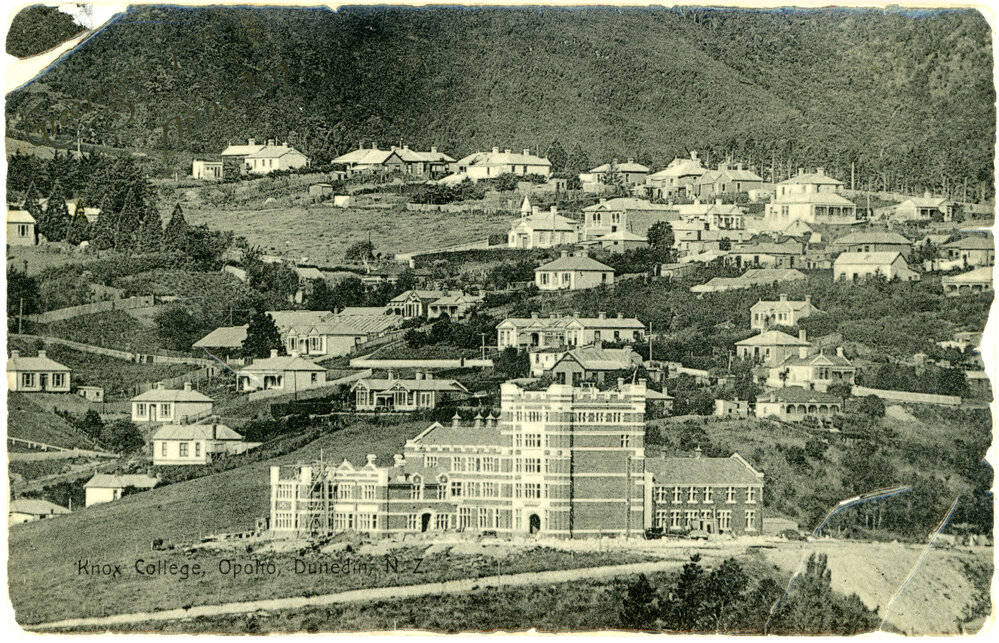 Knox College, under construction, c. 1908