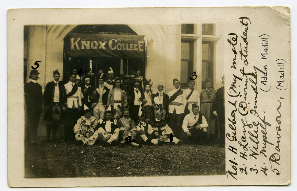 Knox College students dressed for Capping Carnival